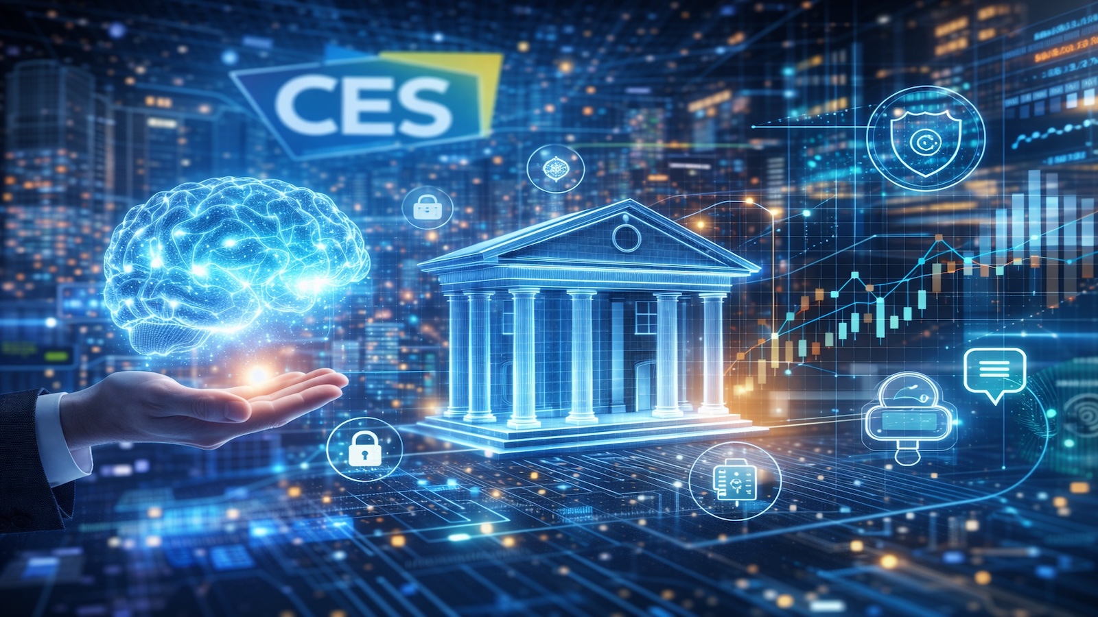 CES expo highlighting AI infrastructure signals