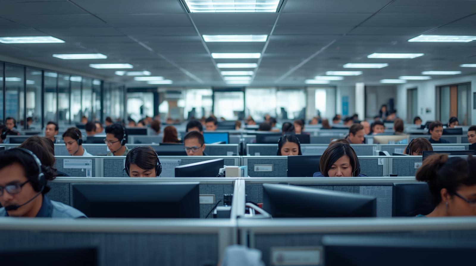 Call center team supporting members