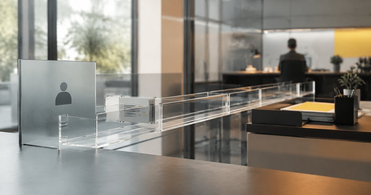 A transparent channel carries a loan file from a member marker toward an organized staff review workspace