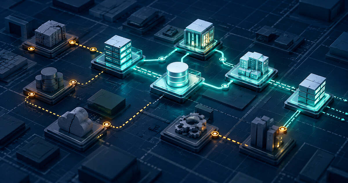 A financial-services network restores service modules in phases while several amber recovery paths remain incomplete